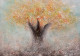 Blooming From Ashes Of Silence (PRT-8156-121629) - Canvas Art Print - 24in X 17in