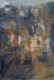 Slum Area (ART-18009-120493) - Handpainted Art Painting - 30in X 44in