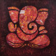 Multicolor Living Room Ganesha - Texture Art (ART-5557-120967) - Handpainted Art Painting - 40in X 40in