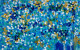 Abstract Aqua Dreams (PRT-8156-121788) - Canvas Art Print - 24in X 15in