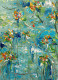 Sea Breeze Bouquet (PRT-8156-121804) - Canvas Art Print - 17in X 24in