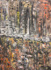 Silent City Ruins (PRT-8156-121787) - Canvas Art Print - 13in X 18in