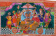 Patachitra - Lord Ram Darbar (ART-1389-122112) - Handpainted Art Painting - 30in X 18in