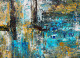 Ocean Reflection Symphony (PRT-8156-121813) - Canvas Art Print - 24in X 18in
