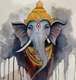 Divine Grace 1 (ART-8183-122184) - Handpainted Art Painting - 15in X 15in