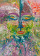 Divine Abstract Gaze (PRT-8156-121814) - Canvas Art Print - 17in X 24in