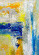 Golden Coastal Horizon Flow (ART-8156-122092) - Handpainted Art Painting - 16in X 22in