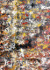 Molten Echoes Abstract Textured Statement Painting (ART-8156-121872) - Handpainted Art Painting - 15in X 21in