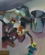 Lego Play (ART-8322-122285) - Handpainted Art Painting - 10in X 12in