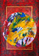 "The Sacred Flame" (ART-18506-122249) - Handpainted Art Painting - 12in X 16in