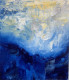 Silent Ocean Layers (PRT-8156-122307) - Canvas Art Print - 16in X 18in
