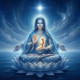 Tara Ma - The Shore Of Liberation | Journey's End | Divine Freedom Awaits (PRT-8740-122401) - Canvas Art Print - 12in X 12in
