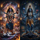 Tara Ma - The Blue Lotus Goddess | Master Of Sacred Speech & Wisdom | Neela Tara (PRT-8740-122399) - Canvas Art Print - 12in X 12in
