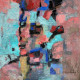 Blue Woman (ART-18240-122405) - Handpainted Art Painting - 24in X 23in
