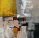 Luxury Abstract Painting | Contemporary Geometric Home Decor Art (ART-16885-122370) - Handpainted Art Painting - 48in X 48in