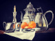 Still Life (ART-7659-122362) - Handpainted Art Painting - 11in X 8in