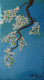 "Cherry Blossom Branch In Bloom" (ART-18526-122441) - Handpainted Art Painting - 12in X 21in