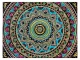 Harmony In Circles Handmade Mandala Art (PRT-17633-122487) - Canvas Art Print - 18in X 14in