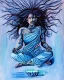 Jagrati (Awakening) (ART-18554-122535) - Handpainted Art Painting - 18in X 24in