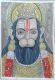 Lord Hanuman Divine Multicolor Portrait Painting On Paper (ART-18547-122520) - Handpainted Art Painting - 8in X 11in