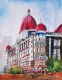 Taj Majesty (ART-7902-122505) - Handpainted Art Painting - 30in X 36in