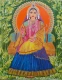 Akhil Bramhaand  Swamini Krishna Priya Shri Radhika (ART-15751-122500) - Handpainted Art Painting - 20in X 24in