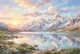 Himalayan Mirror Lake (Sacred Peaks — A Himalayan Landscape Collection) (PRT-15697-122687) - Canvas Art Print - 60in X 40in