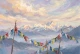 Himalayan Winds Of Faith (Sacred Peaks — A Himalayan Landscape Collection) (PRT-15697-122686) - Canvas Art Print - 60in X 40in