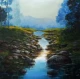 Golden Yellow (ART-464-122780) - Handpainted Art Painting - 36in X 36in