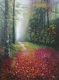 Fallen  Leaves (ART-5868-122858) - Handpainted Art Painting - 35in X 49in