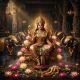 Kamala Ma - Beauty As A Spiritual Path | Surrounding Yourself With Beauty Is Worship (PRT-8740-122834) - Canvas Art Print - 12in X 12in