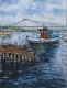 SEASCAPES 4 (ART-7460-122920) - Handpainted Art Painting - 12in X 16in