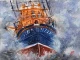 SEASCAPE SERIES 3 (ART-7460-122919) - Handpainted Art Painting - 16in X 12in