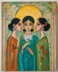 Blooming In Silence (ART-18620-122918) - Handpainted Art Painting - 16in X 20in