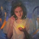 Light Within (ART-5120-122944) - Handpainted Art Painting - 24in X 24in