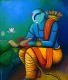 The Divine Touch (ART-6351-122936) - Handpainted Art Painting - 36in X 42in