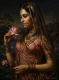 The Anticipation Of Love: Vasakasajja Nayika (PRT-18374-122933) - Canvas Art Print - 22in X 30in