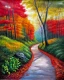 Landscape Painting (ART-6706-123014) - Handpainted Art Painting - 36in X 48in