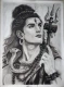 Mahadev - The Internal Calm (ART-18665-123182) - Handpainted Art Painting - 22in X 30in