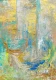 Ocean Gold Textured Abstract (ART-8156-123024) - Handpainted Art Painting - 14in X 20in