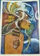 Women (ART-15780-123234) - Handpainted Art Painting - 12in X 16in