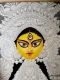 Maa Durga Divine Face Painting/Bengali Chandan Art (ART-18655-123204) - Handpainted Art Painting - 14in X 18in