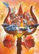 Eternal Of Varanasi (ART-82-123183) - Handpainted Art Painting - 36in X 48in