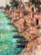 Whispering Chitrakoot Shore (PRT-15697-123220) - Canvas Art Print - 45in X 60in