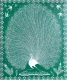 Dance Of The Majestic Peacock (ART-7213-123294) - Handpainted Art Painting - 12in X 10in