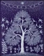 Tree Of Life In The Monsoon – A Warli Celebration (ART-7213-123287) - Handpainted Art Painting - 12in X 9in
