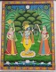 Lord Krishna Pichwai Painting (ART-18694-123236) - Handpainted Art Painting - 18in X 24in