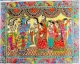 Handmade Sita Ram Vivah Madhubani Painting (ART-18655-123238) - Handpainted Art Painting - 14in X 18in