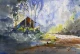 Where The Morning Pauses (ART-5774-123159) - Handpainted Art Painting - 20in X 14in