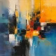 Abstract Painting (ART-3319-123470) - Handpainted Art Painting - 36in X 36in